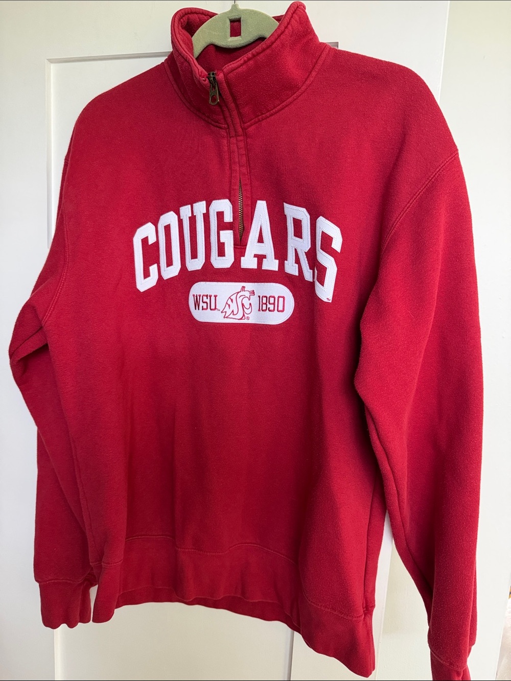 Vintage Jansport 1/4 Zip Pullover WSU #washingtonstateuniversity #Cougs